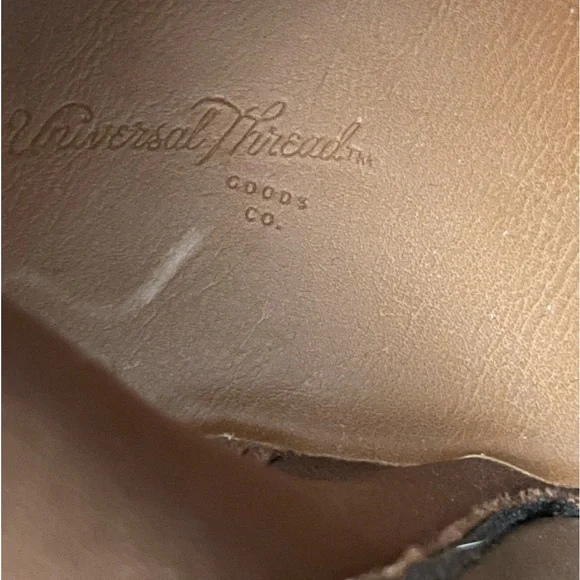 Sz 8w Brown Lace-Up Ankle Boots by Universal Thread - Picture 2 of 6